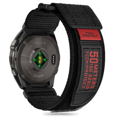 REMIENOK TECH-PROTECT SCOUT PRO GARMIN FENIX 5X / 5X PLUS / 6X / 6X PRO / 7X / 8 (51 MM) BLACK