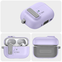 PUZDRO TECH-PROTECT SLIM HOOK APPLE AIRPODS PRO 1 / 2 LAVENDER