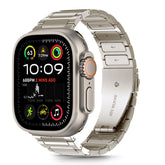 TECH-PROTECT STAINLESS CLASSIC APPLE WATCH 6 / 7 / 8 / 9 / 10 / SE / ULTRA 1 / 2 (44 / 45 / 46 / 49 MM) TITANIUM