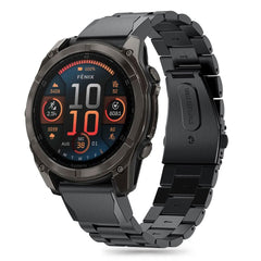 REMIENOK TECH-PROTECT STAINLESS GARMIN FENIX 5X / 5X PLUS / 6X / 6X PRO / 7X / 8 (51 MM) BLACK