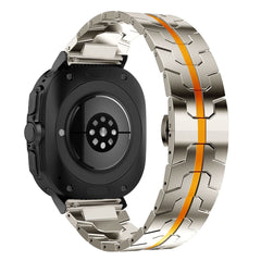 REMIENOK TECH-PROTECT STAINLESS LINE SAMSUNG GALAXY WATCH ULTRA (47MM) TITANIUM/ORANGE
