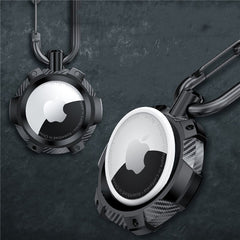 PUZDRO TECH-PROTECT TPUCARBON APPLE AIRTAG BLACK