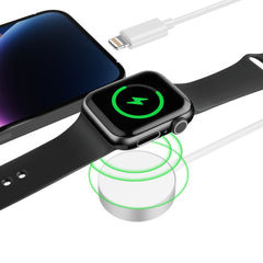 NABÍJAČKA NA APPLE WATCH TECH-PROTECT ULTRABOOST 2IN1 MAGNETIC CHARGING CABLE & LIGHTNING 150CM WHITE
