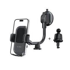 DRŽIAK TELEFÓNU DO AUTA TECH-PROTECT V8 UNIVERSAL LONG ARM DASHBOARD & WINDSHIELD CAR MOUNT BLACK