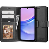 KNIŽKOVÝ KRYT TECH-PROTECT WALLET GALAXY A15 4G / 5G BLACK