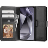 KNIŽKOVÝ KRYT TECH-PROTECT WALLET GALAXY S24 BLACK