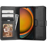 KNIŽKOVÝ KRYT TECH-PROTECT WALLET GALAXY XCOVER 7 BLACK