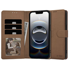 KRYT TECH-PROTECT WALLET IPHONE 16E BROWN