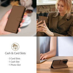 KRYT TECH-PROTECT WALLET IPHONE 16E BROWN