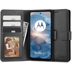 KNIŽKOVÝ KRYT TECH-PROTECT WALLET MOTOROLA MOTO G24 / G24 POWER / G04 BLACK