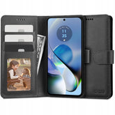 KNIŽKOVÝ KRYT TECH-PROTECT WALLET MOTOROLA MOTO G54 5G BLACK