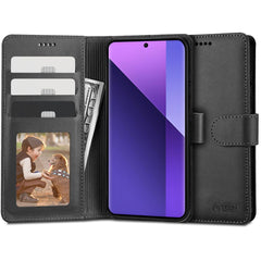 KNIŽKOVÝ KRYT TECH-PROTECT WALLET XIAOMI REDMI NOTE 13 PRO+ PLUS 5G BLACK