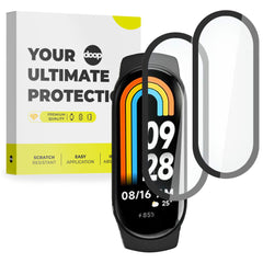 TVRDENÉ SKLO NA XIAOMI MI BAND 8 / 9 / NFC DOOP HYBRID GLASS BLACK