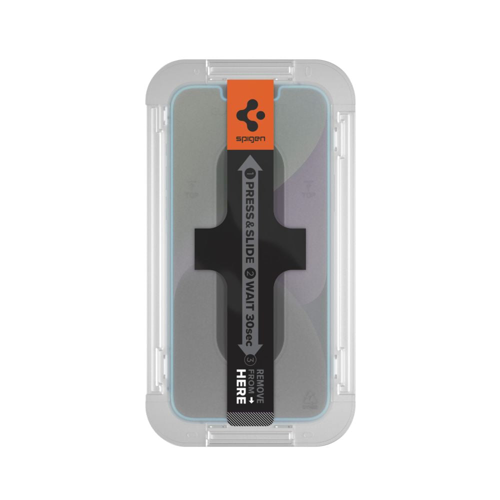 TVRDENÉ SKLO  SPIGEN GLAS.TR ”EZ FIT” IPHONE 13 / 13 PRO / 14 / 16E