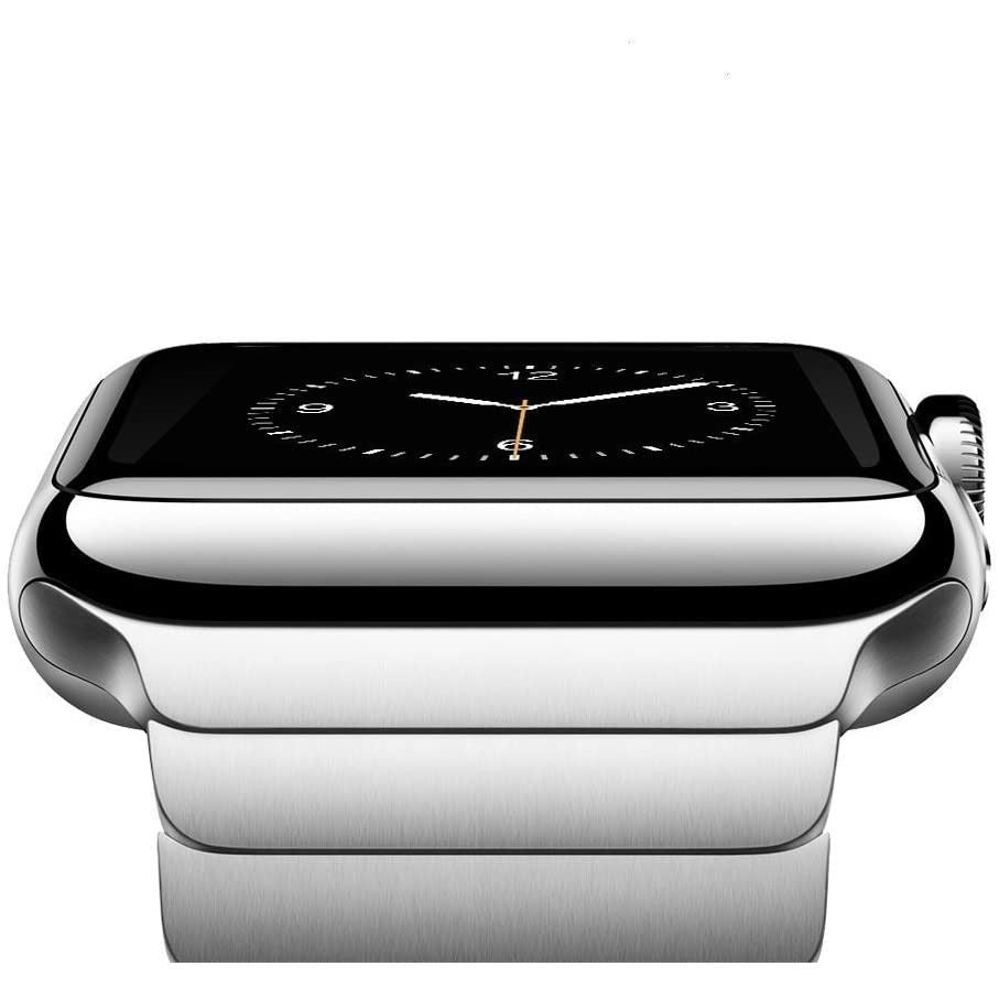 REMIENOK DOOP LINKBAND APPLE WATCH 4 / 5 / 6 / 7 / 8 / 9 / SE / ULTRA 1 / 2  (42 / 44 / 45 / 49 MM) SILVER