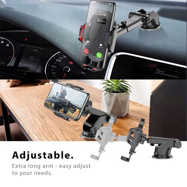 DRŽIAK NA MOBIL DO AUTA TECH-PROTECT UNIVERSAL CAR MOUNT BLACK