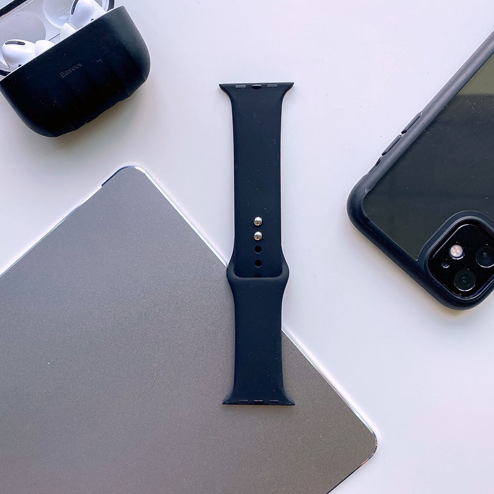 REMIENOK DOOP ICONBAND APPLE WATCH 4 / 5 / 6 / 7 / 8 / 9 / SE / ULTRA 1 / 2  (42 / 44 / 45 / 49 MM) BLACK