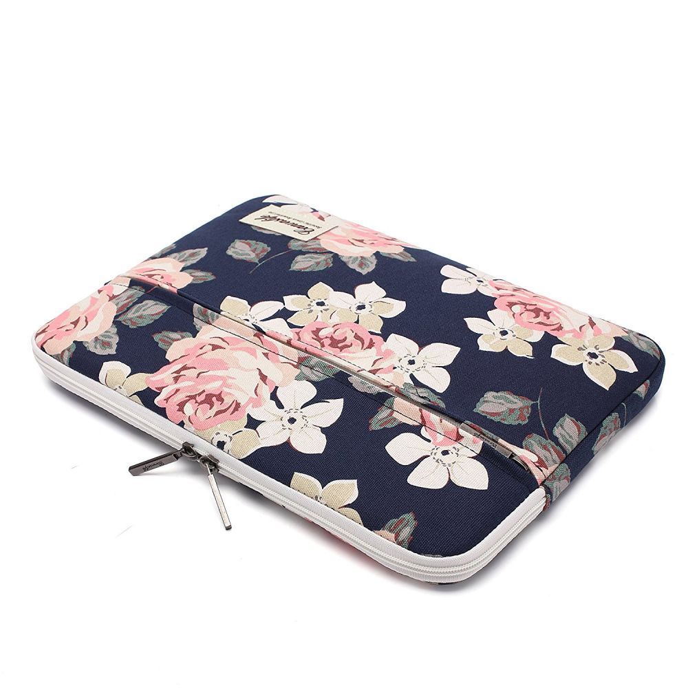 TAŠKA NA NOTEBOOK 13"-14" CANVASLIFE SLEEVE LAPTOP NAVY ROSE