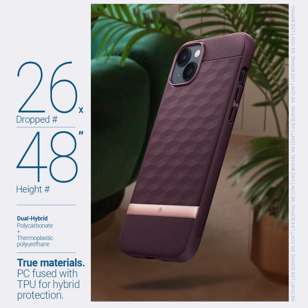 KRYT CASEOLOGY PARALLAX MAG MAGSAFE IPHONE 14 PLUS BURGUNDY