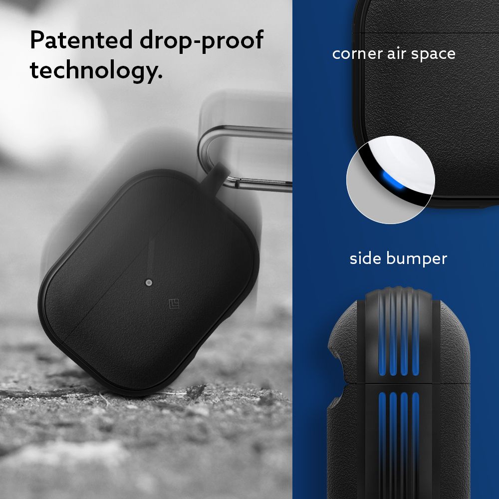 PUZDRO CASEOLOGY VAULT APPLE AIRPODS PRO 1 / 2 MATTE BLACK