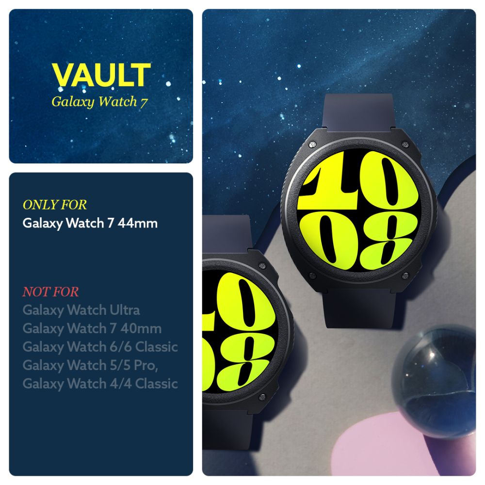 PUZDRO NA SAMSUNG GALAXY WATCH 7 ( 47 MM ) CASEOLOGY VAULT MATTE BLACK