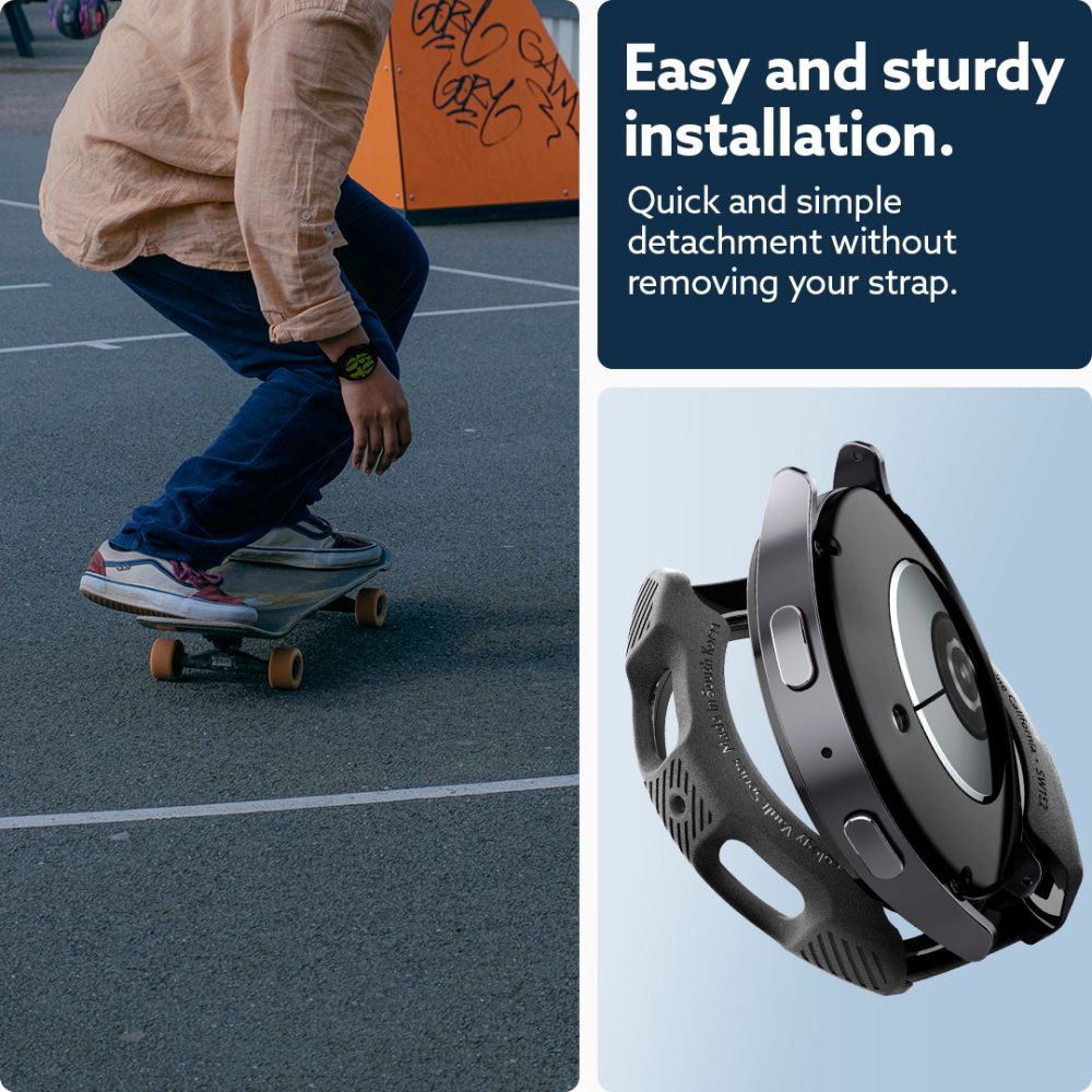 PUZDRO NA SAMSUNG GALAXY WATCH 7 ( 47 MM ) CASEOLOGY VAULT MATTE BLACK
