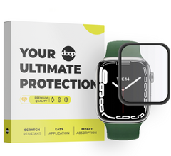TVRDENÉ SKLO NA APPLE WATCH 45 MM DOOP HYBRID BLACK