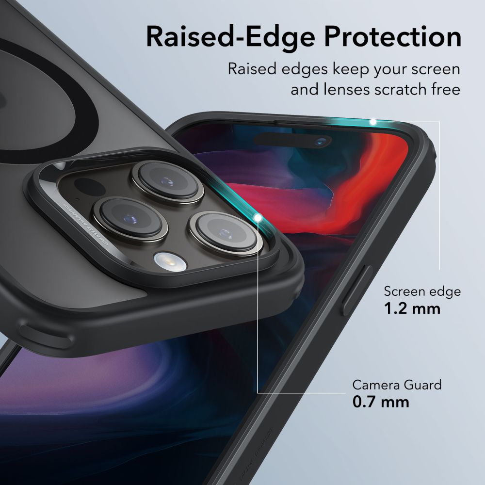 KRYT ESR CH HALOLOCK MAGSAFE IPHONE 15 PRO MAX FROSTED BLACK