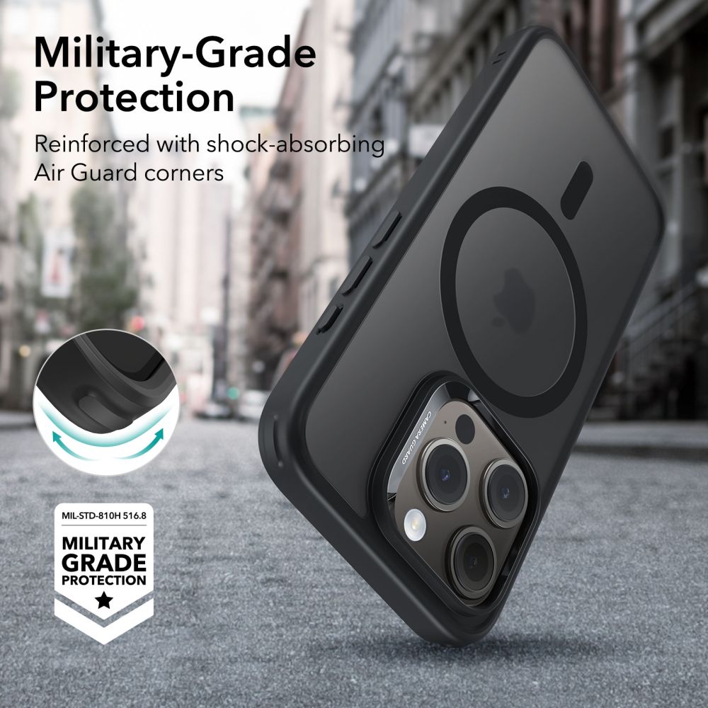 KRYT ESR CH HALOLOCK MAGSAFE IPHONE 15 PRO MAX FROSTED BLACK