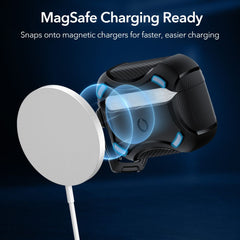 PUZDRO  ESR CYBER ARMOR HALOLOCK MAGSAFE APPLE AIRPODS PRO 1 / 2 BLACK