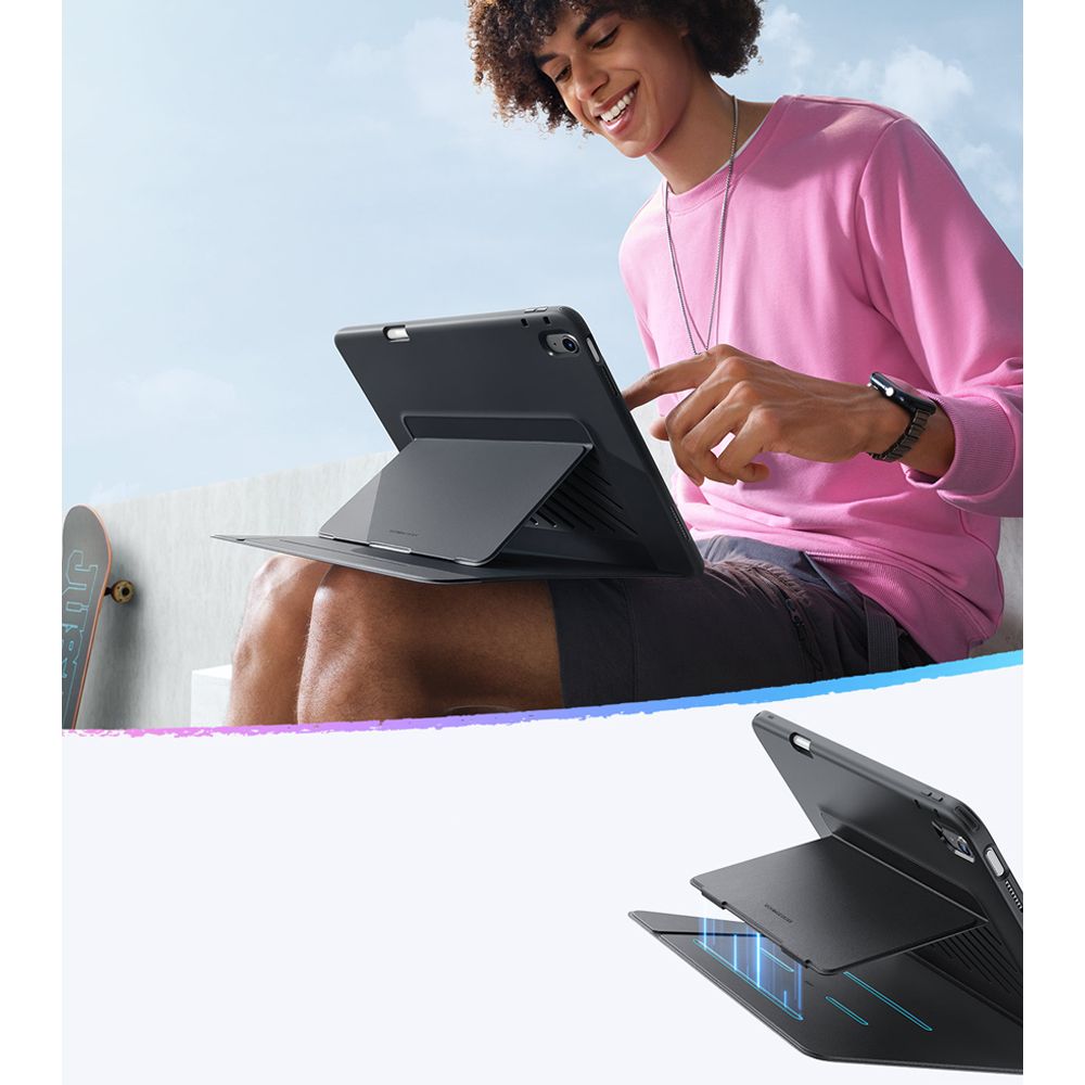 KRYT ESR FLIP HYBRID IPAD 10.9” 10 / 2022 / 11” 11 / 2025 BLACK