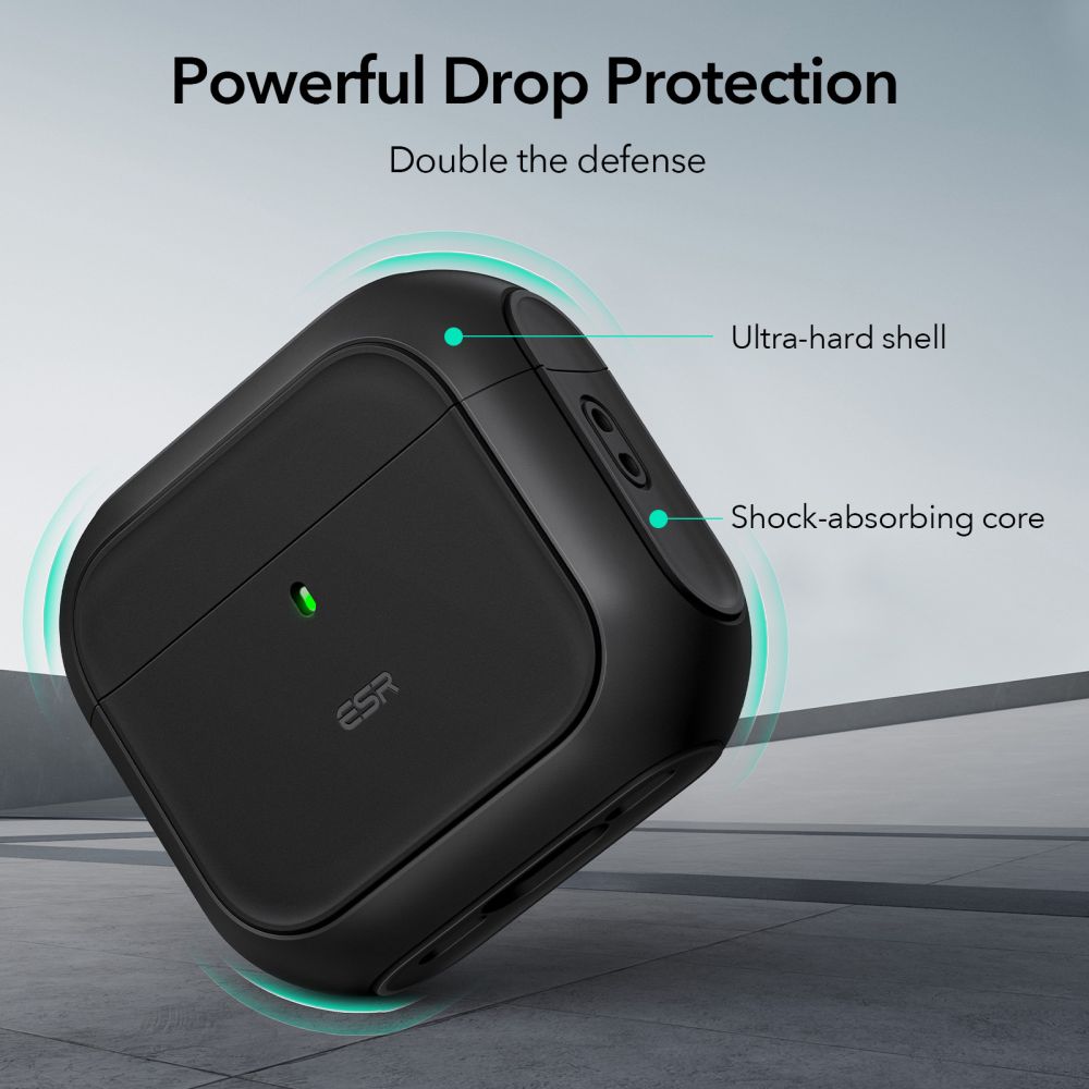 PUZDRO ESR ORBIT HALOLOCK MAGSAFE APPLE AIRPODS 4 BLACK