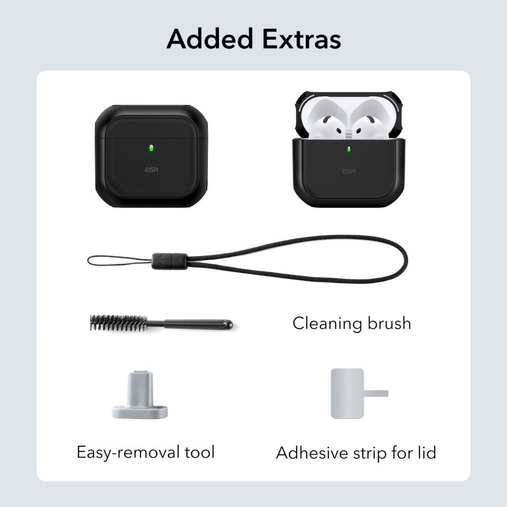 PUZDRO ESR ORBIT HALOLOCK MAGSAFE APPLE AIRPODS 4 BLACK