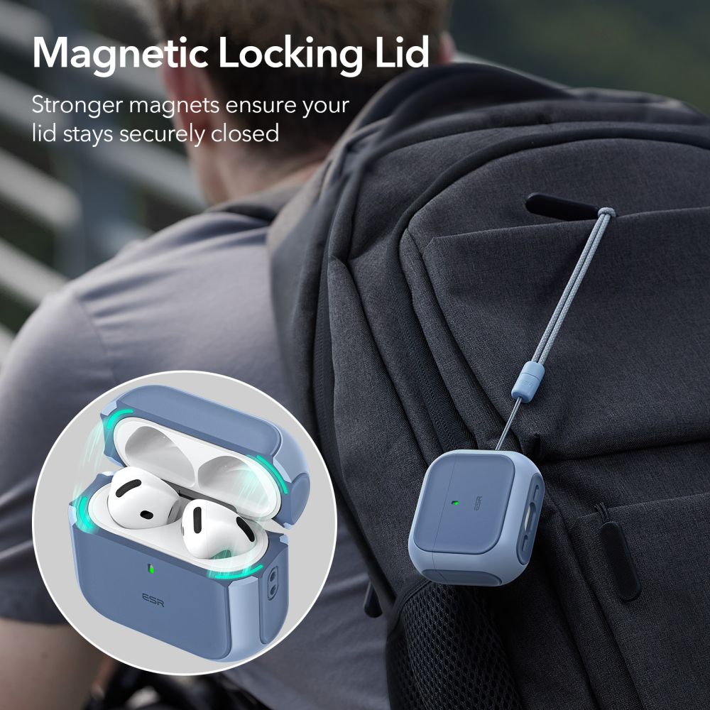PUZDRO ESR ORBIT HALOLOCK MAGSAFE APPLE AIRPODS 4 BLUE