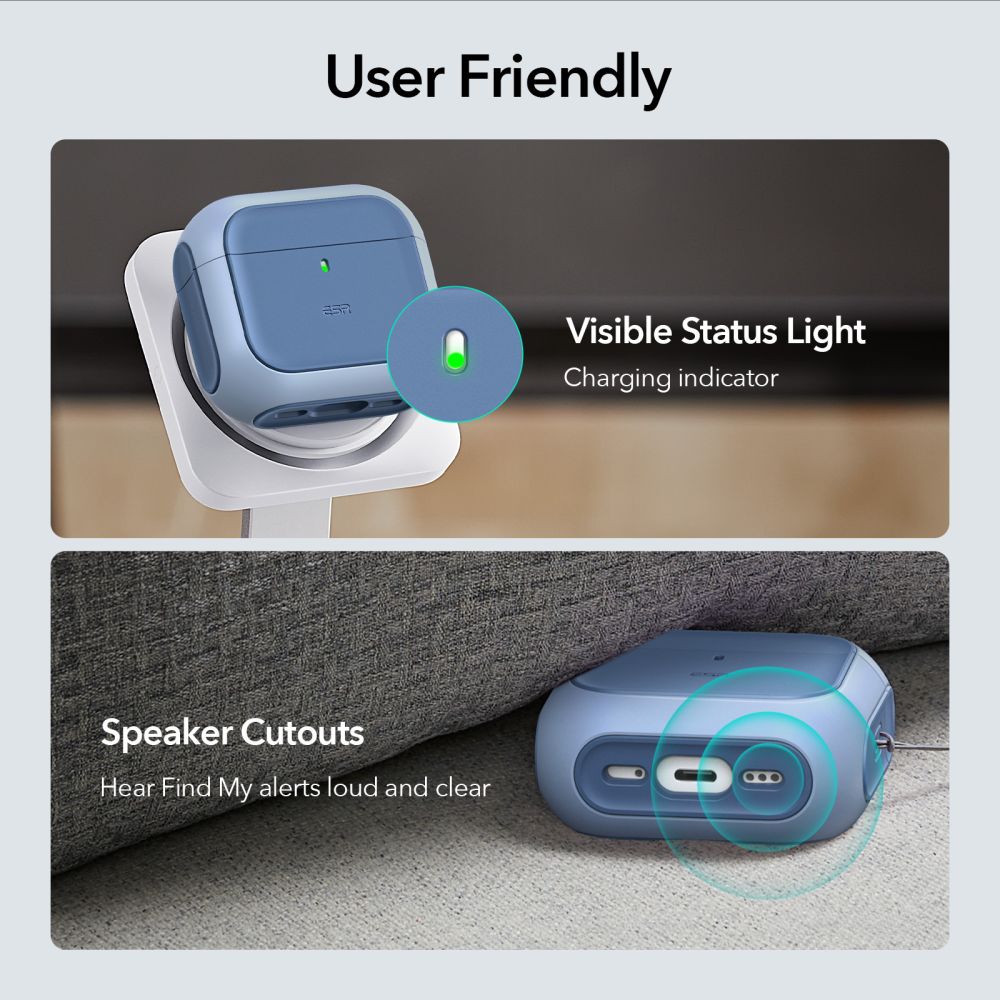 PUZDRO ESR ORBIT HALOLOCK MAGSAFE APPLE AIRPODS 4 BLUE