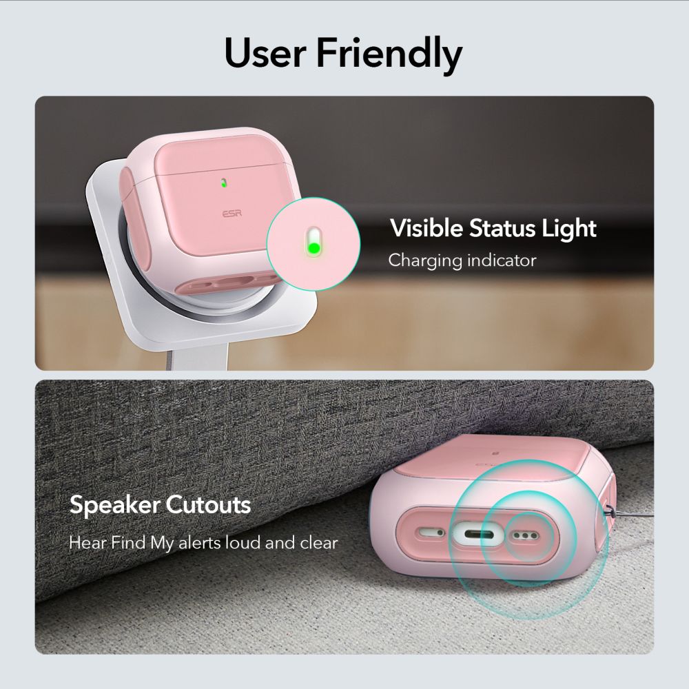 PUZDRO ESR ORBIT HALOLOCK MAGSAFE APPLE AIRPODS 4 PINK