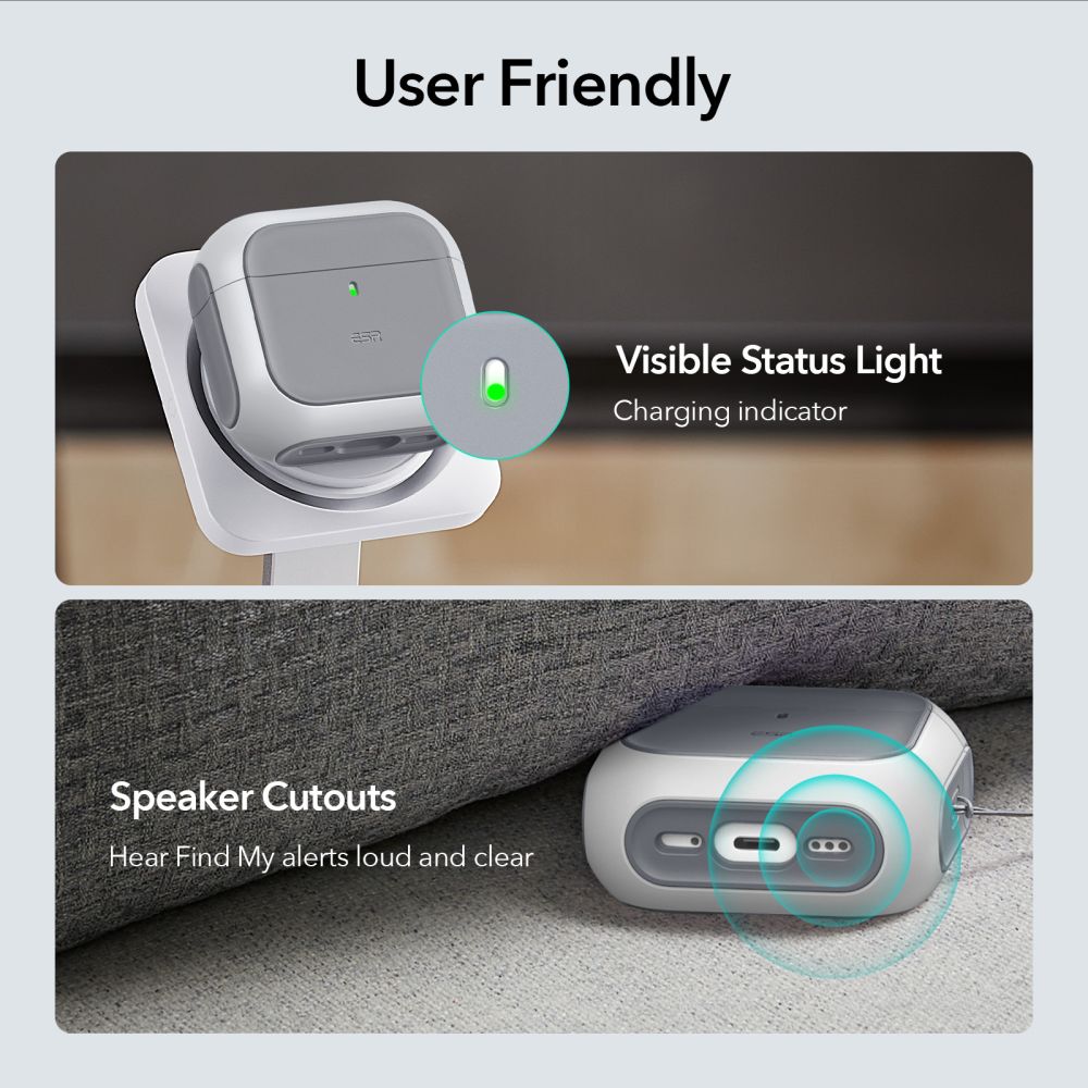 PUZDRO ESR ORBIT HALOLOCK MAGSAFE APPLE AIRPODS 4 WHITE