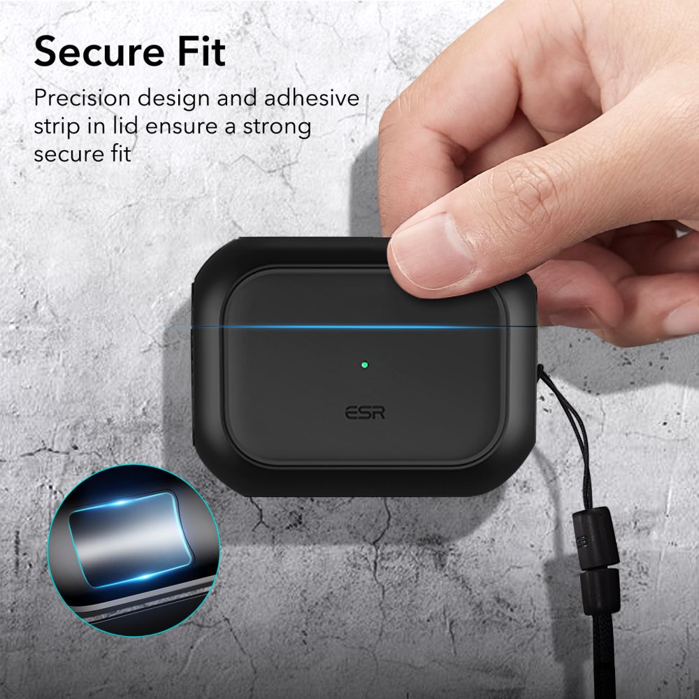 PUZDRO  ESR ORBIT HALOLOCK MAGSAFE APPLE AIRPODS PRO 1 / 2 BLACK