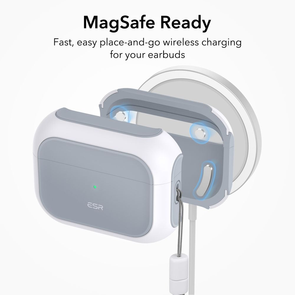 PUZDRO  ESR ORBIT HALOLOCK MAGSAFE APPLE AIRPODS PRO 1 / 2 WHITE