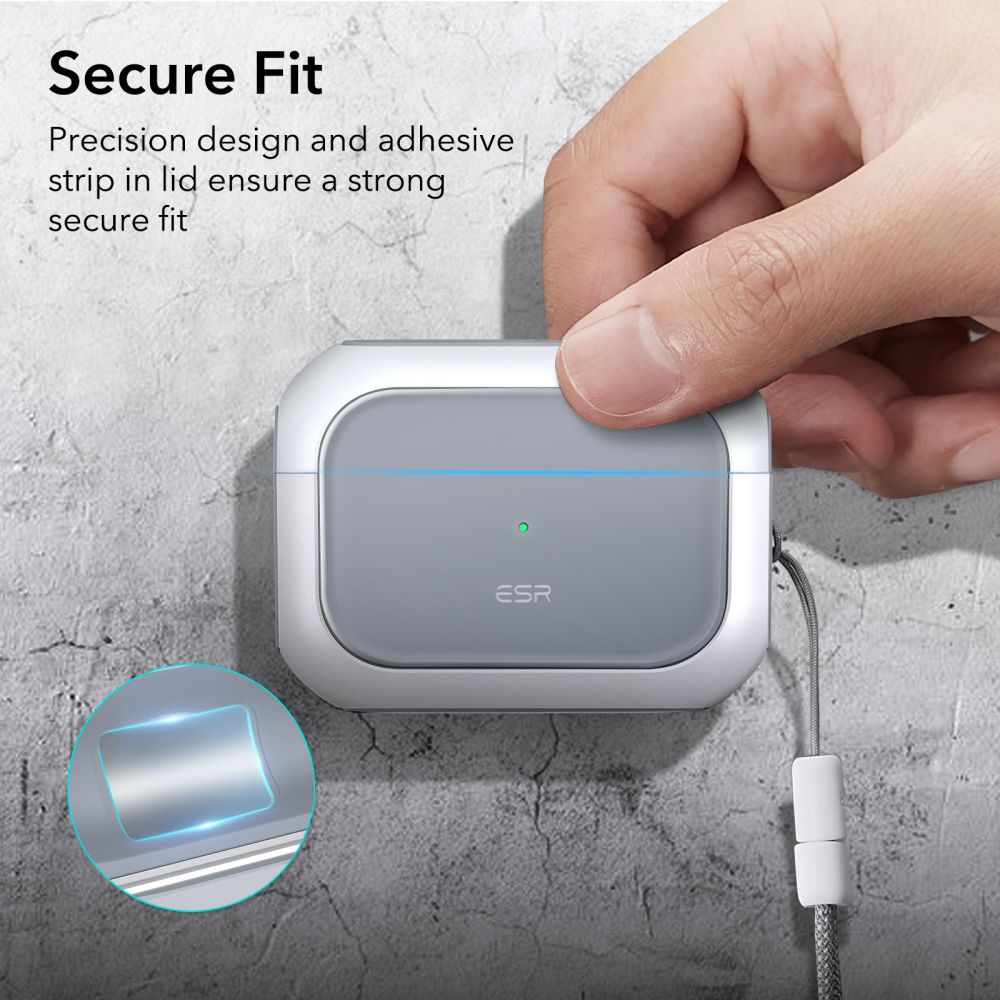 PUZDRO  ESR ORBIT HALOLOCK MAGSAFE APPLE AIRPODS PRO 1 / 2 WHITE