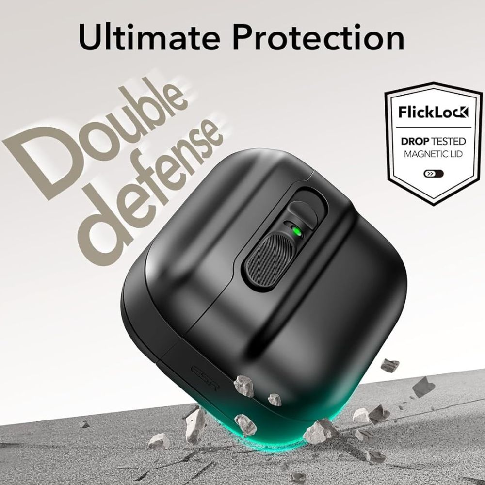 PUZDRO ESR PULSE HALOLOCK MAGSAFE APPLE AIRPODS 4 BLACK