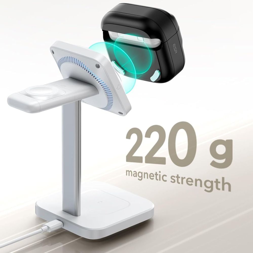 PUZDRO ESR PULSE HALOLOCK MAGSAFE APPLE AIRPODS 4 BLACK