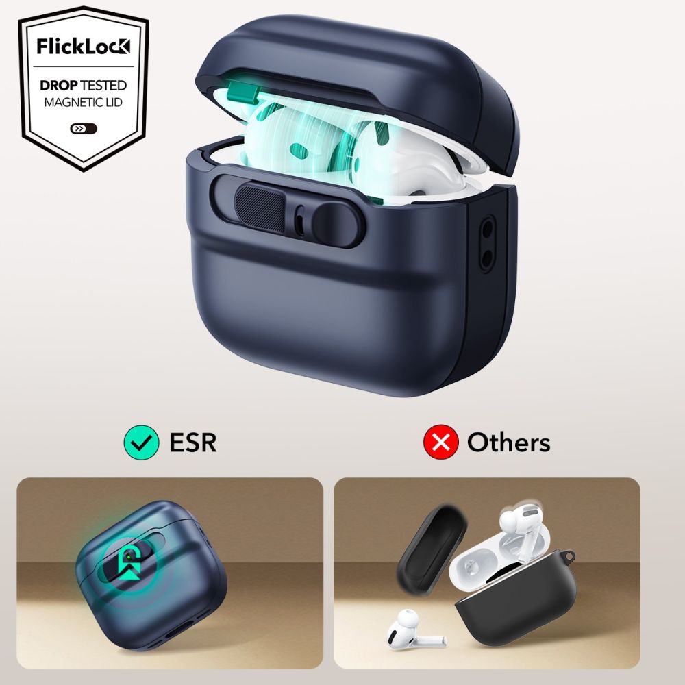PUZDRO ESR PULSE HALOLOCK MAGSAFE APPLE AIRPODS 4 BLUE