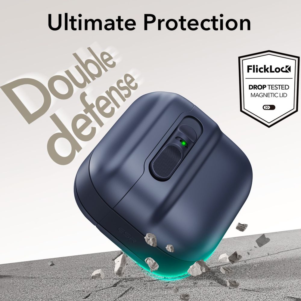 PUZDRO ESR PULSE HALOLOCK MAGSAFE APPLE AIRPODS 4 BLUE