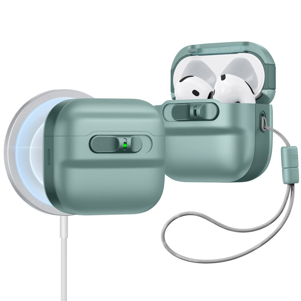 PUZDRO ESR PULSE HALOLOCK MAGSAFE APPLE AIRPODS 4 GREEN