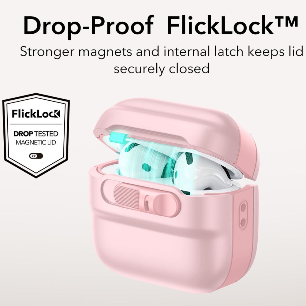 PUZDRO ESR PULSE HALOLOCK MAGSAFE APPLE AIRPODS 4 PINK