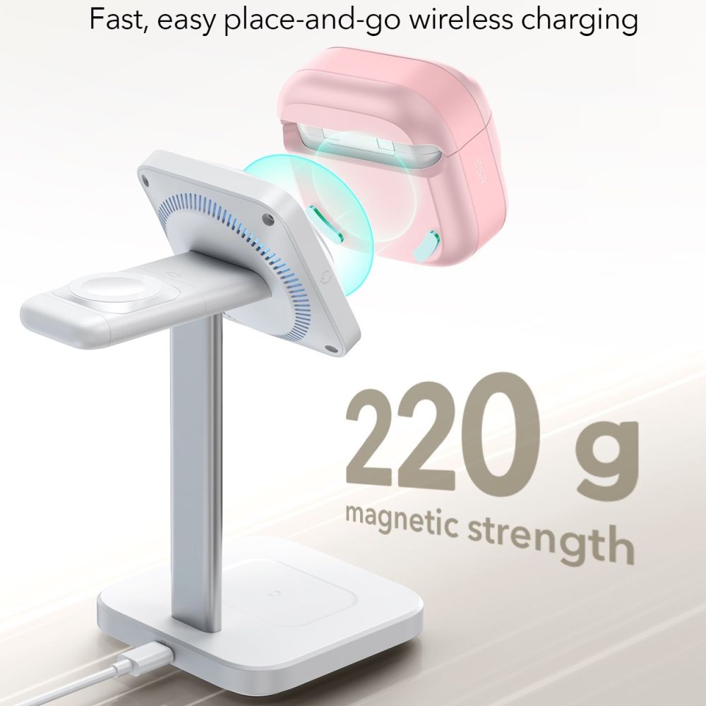 PUZDRO ESR PULSE HALOLOCK MAGSAFE APPLE AIRPODS 4 PINK