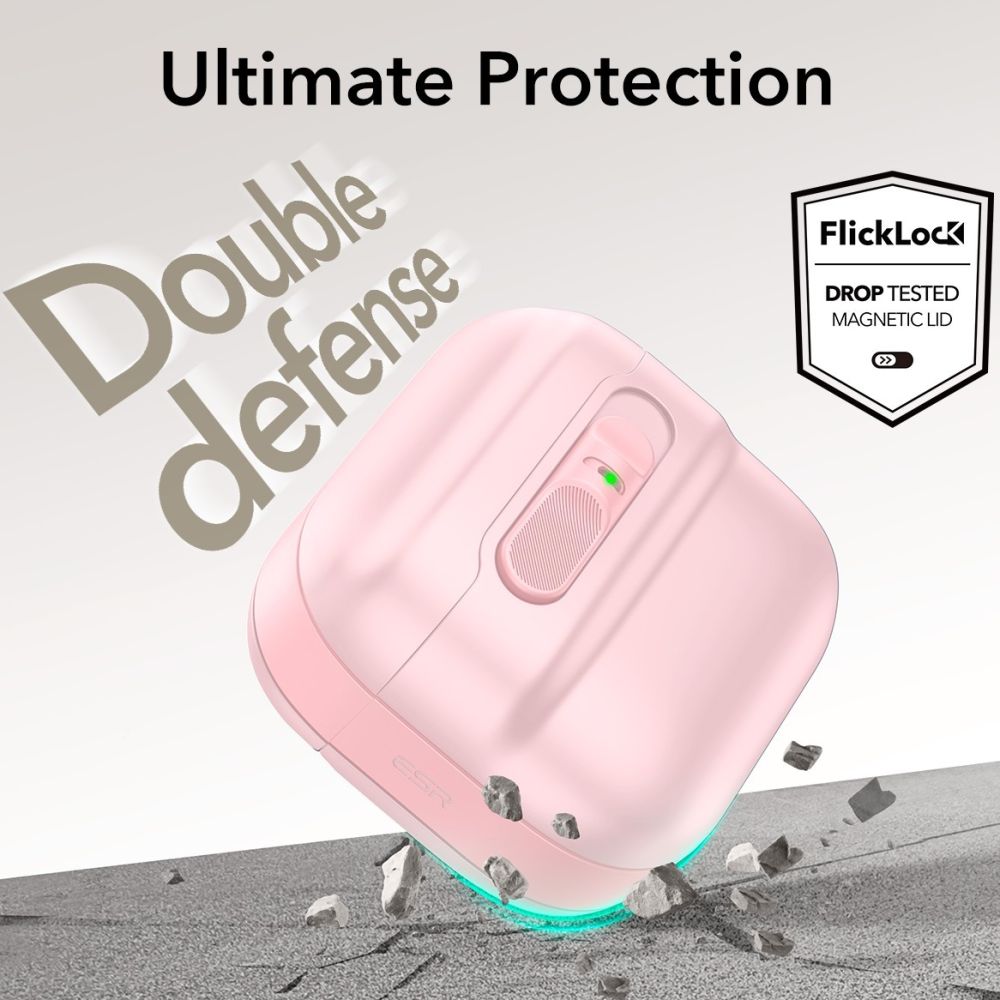PUZDRO ESR PULSE HALOLOCK MAGSAFE APPLE AIRPODS 4 PINK