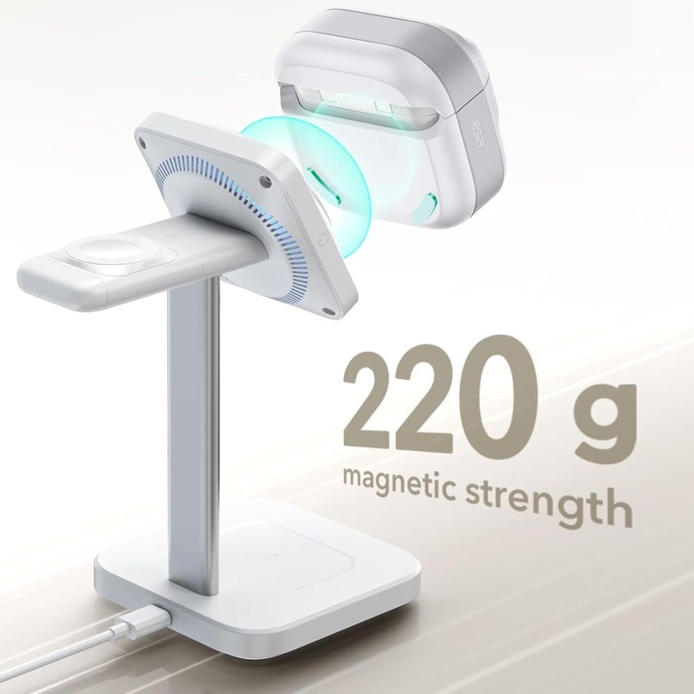 PUZDRO ESR PULSE HALOLOCK MAGSAFE APPLE AIRPODS 4 WHITE
