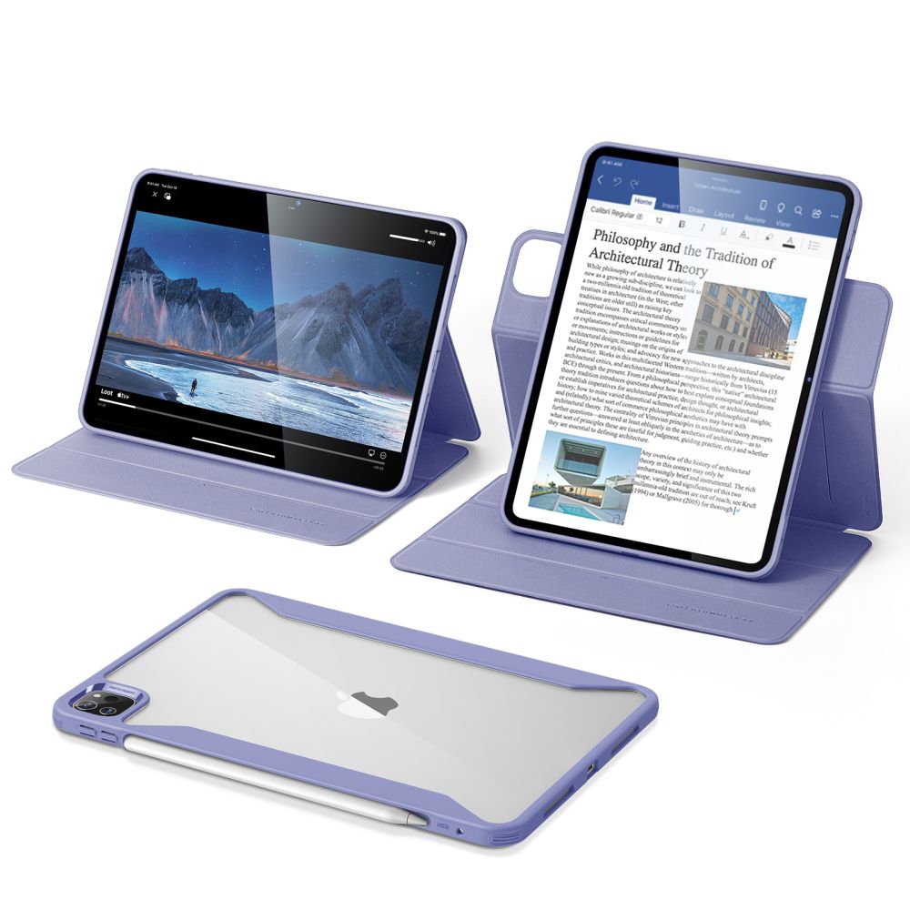 KRYT ESR REBOUND HYBRID IPAD PRO 12.9 4 / 5 / 6 / 2020-2022 / AIR 13 2024 LAVENDER